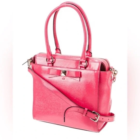 Kate Spade Beacon Court Garland Leather Satchel – Strawberry, NWOT - Picture 12 of 12